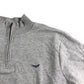 Threadbare 2XL Women's Quarter Zip Sweatshirt Grey Regular Fit Lightweight