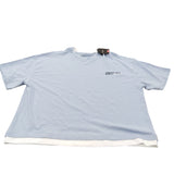 River Island Essentials T Shirt XL Men's Light Blue Casual Wear Cotton Top