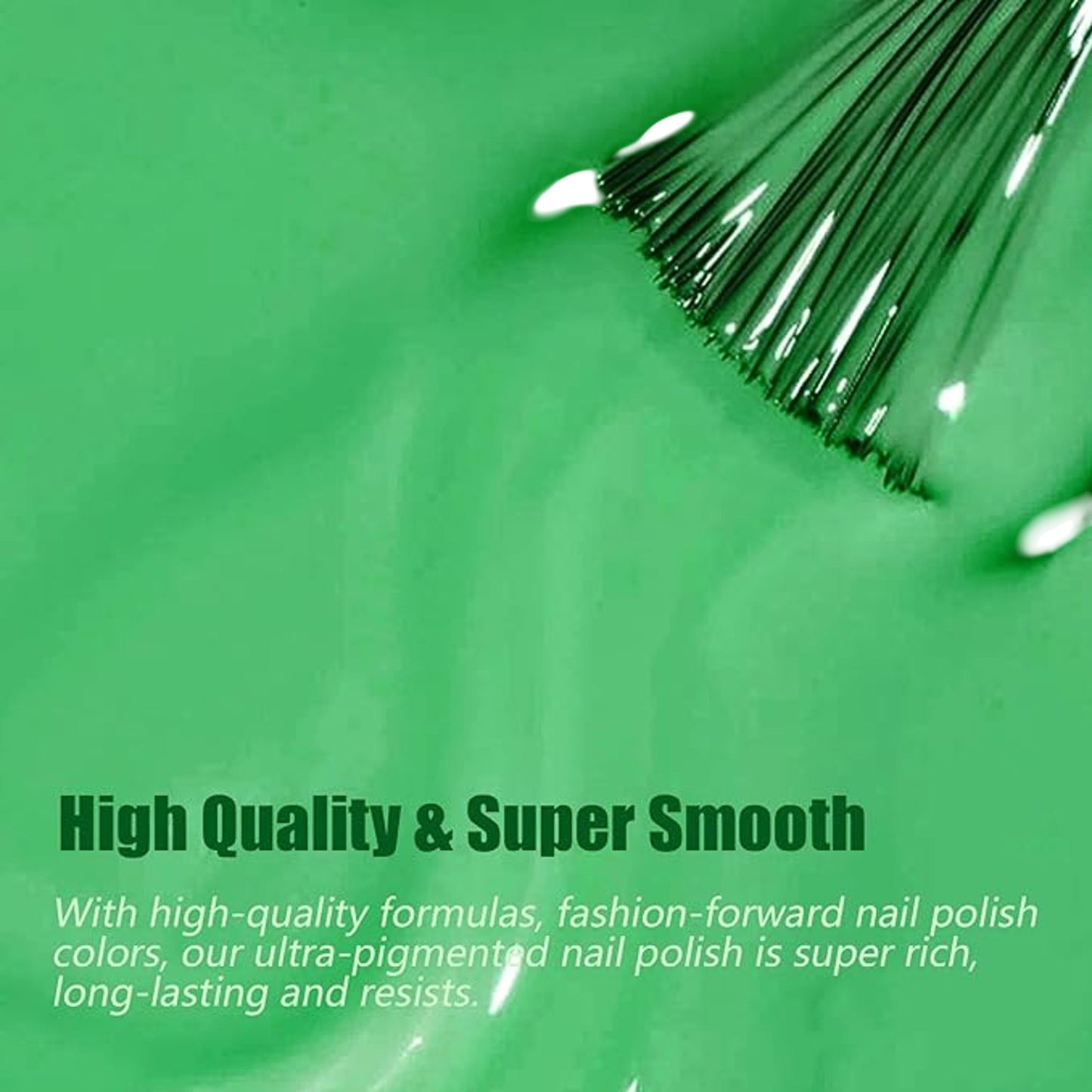 Color Show Fairy's Gift Forest Green Nail Polish Quick Drying Vibrant Glossy