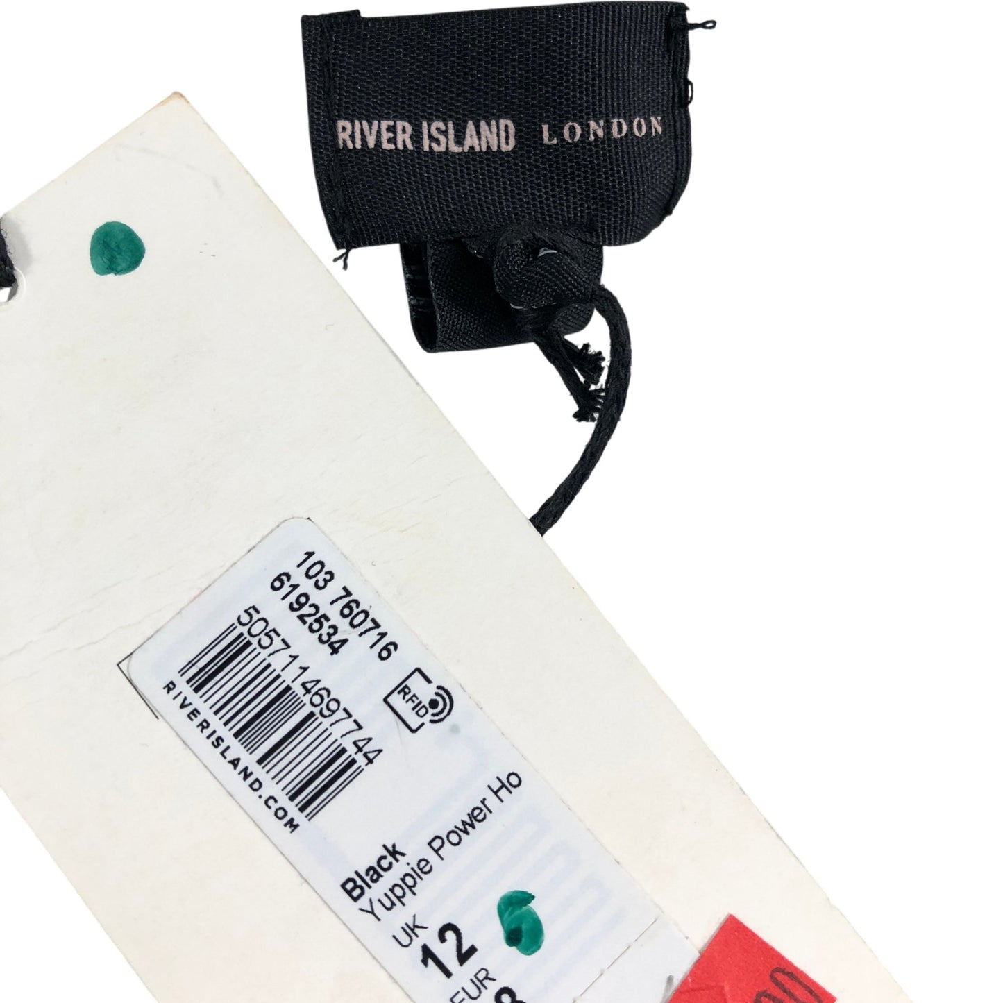 River Island Uk12 Women's Black White Houndstooth Mini Dress Power Ho