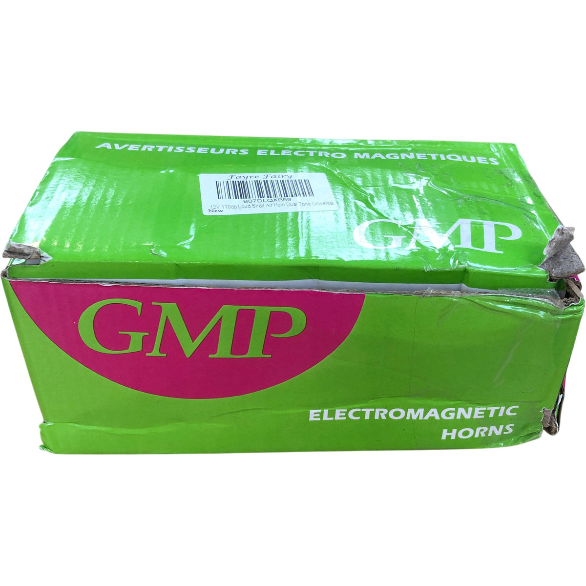 GMP 12V 110db Loud Snail Air Horn Dual Tone Universal Electromagnetic Horns