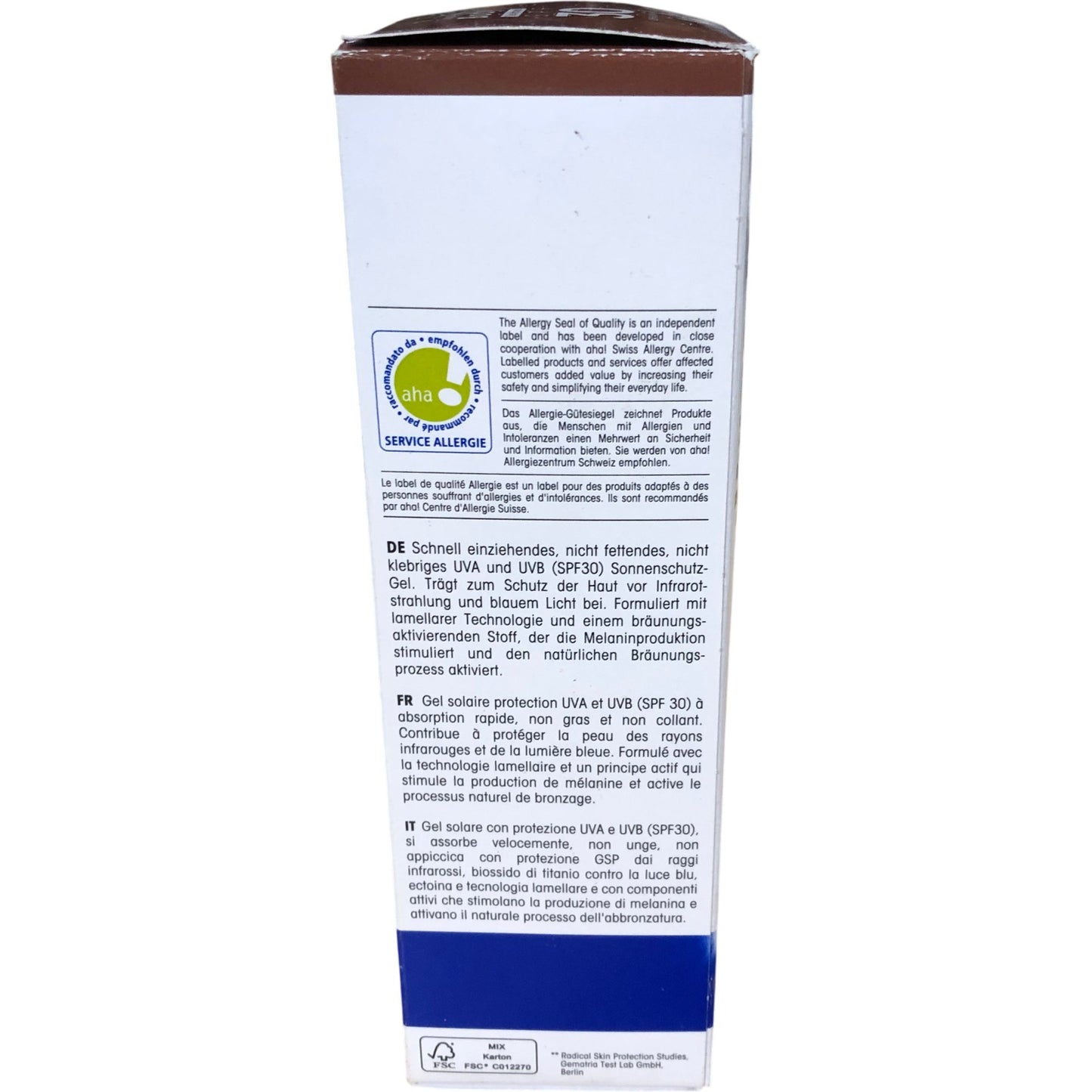 ULTRASUN SPF30 Body Tan Activator 150ml High Protection Non Greasy Gel