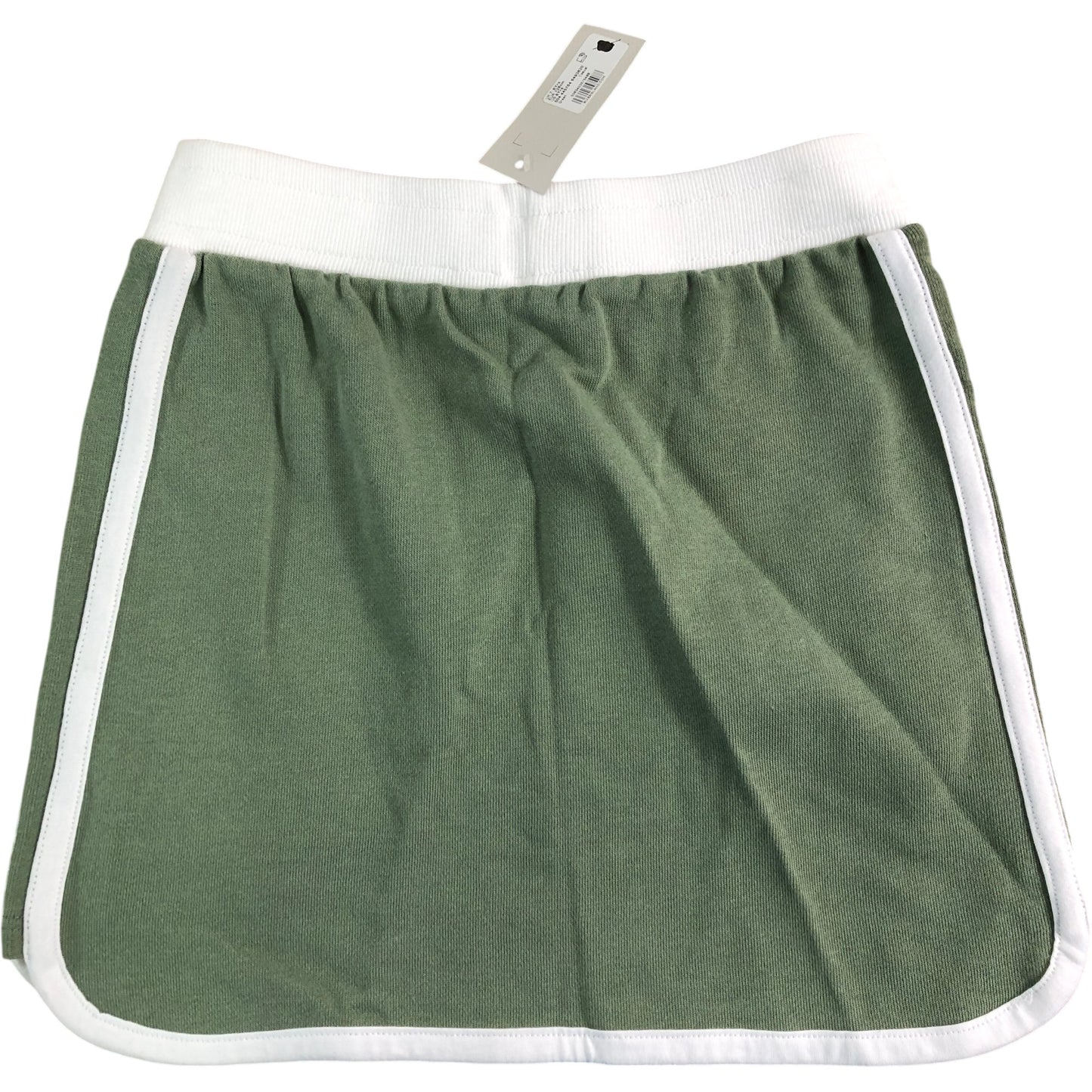RIVER ISLAND Girls Skirt UK7-8 Casual Green Number 94 Drawstring Style