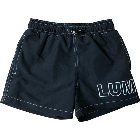 River Island Boys Swim Shorts Size UK 18-24 Months Black Swimwear Summer