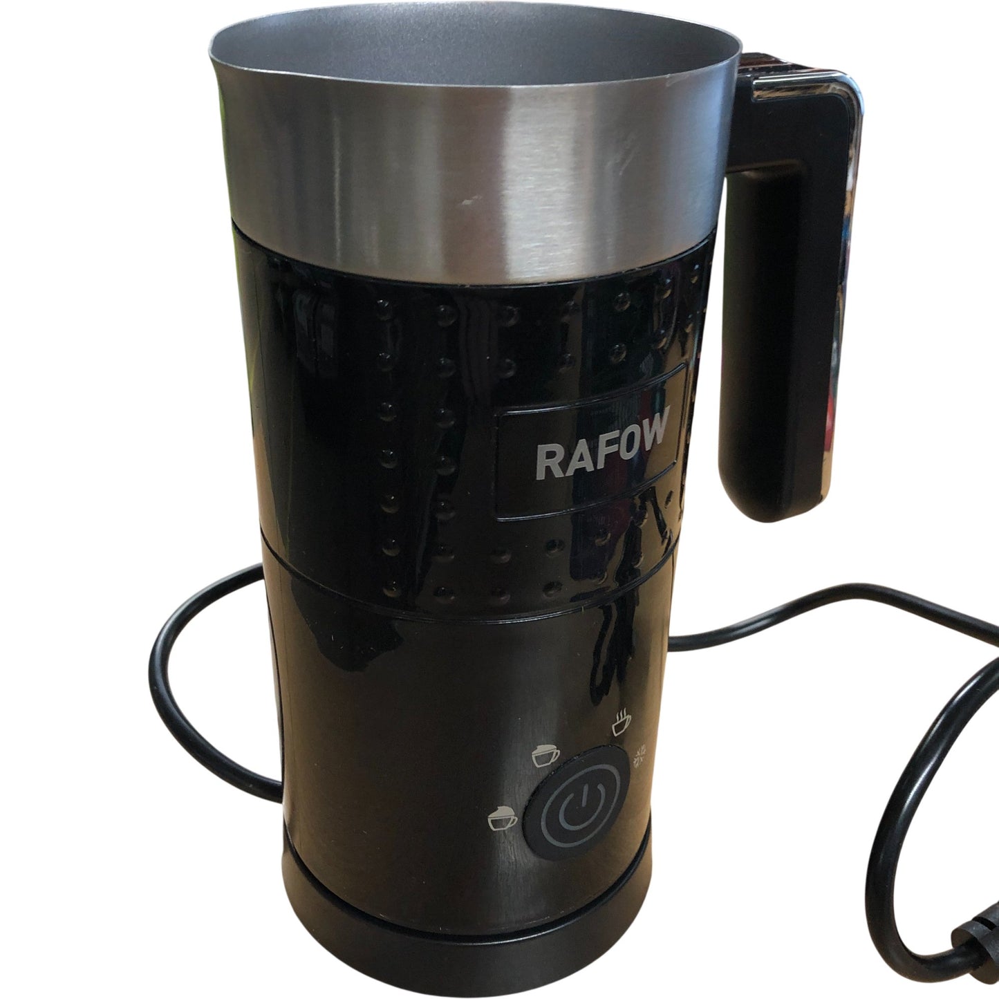 RAFOW Milk Frother N22-B 500W Electric Whisk for Latte Frothing and Heating