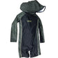 Lumins Sun Safe Swimsuit 3-4 Years Black Green Pattern UPF 50+ Kids Swimwear