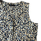 Crew Clothing Company Sleeveless Dress Size 16 Women's Floral Print Blue Cream