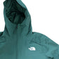 The North Face Women's Rain Jacket UK Size 14 Waterproof Hooded Green
