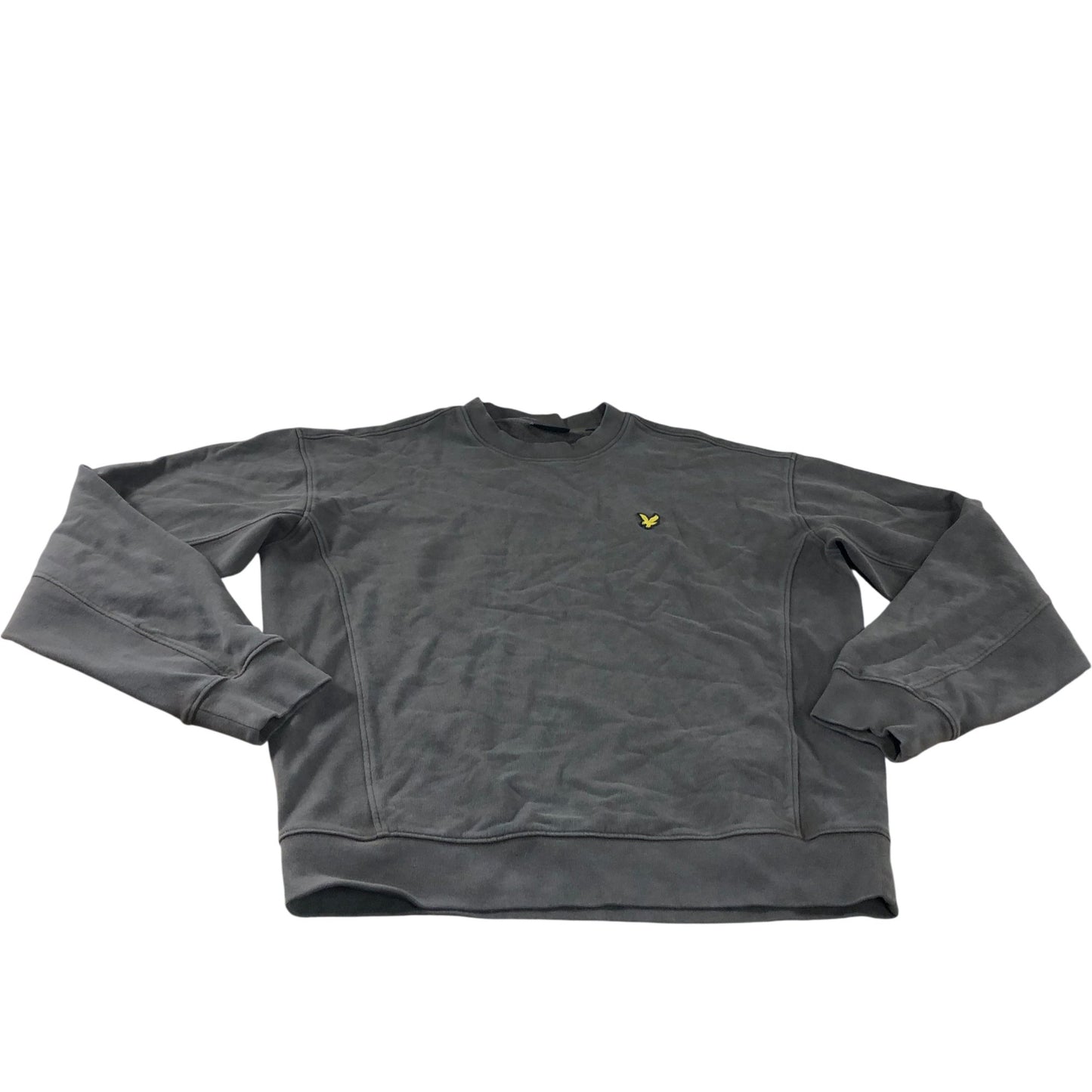 Branded Grey Cotton Sweatshirt - Size Medium