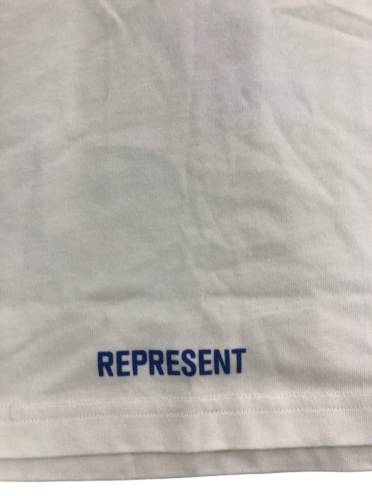 REPRESENT T-Shirt Men's White Cotton Competition Department Size Medium
