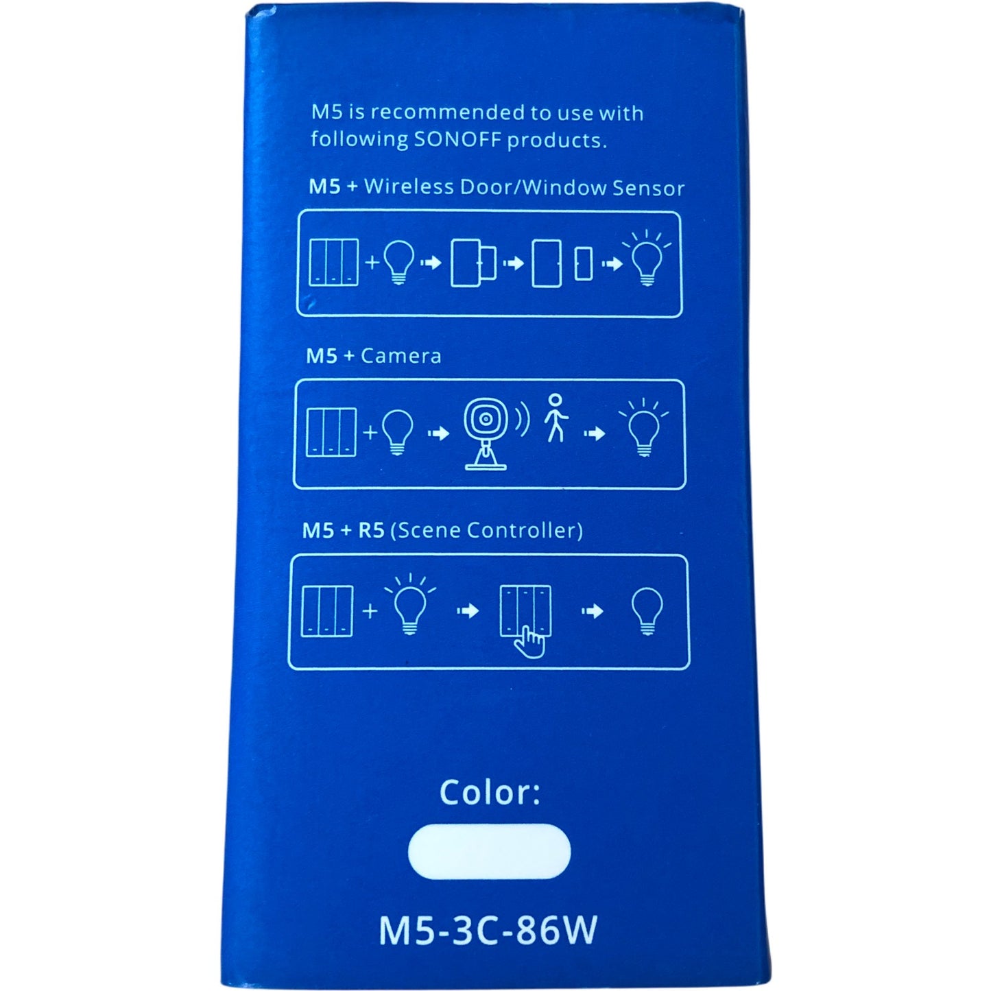 SONOFF M5 3C 86W Smart Wall Switch Remote Control Voice Control White