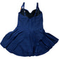 Win.Max One Piece Swimsuit Swimdress Skirted Deep Blue Size 12