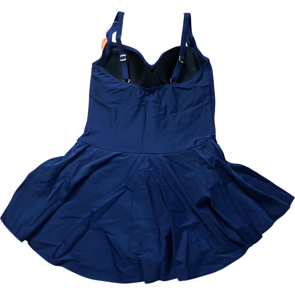 Win.Max One Piece Swimsuit Swimdress Skirted Deep Blue Size 12