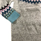 Izzy Grey Fairisle Jumper Women's Lambswool Blend