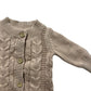 So Cute Baby Toddler Playsuit 0-3 Months Beige Knitted Romper Outfit 56cm