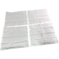 Set of 4 Cotton Napkins 40x40cm White Dinner Table Linens