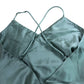 Rewritten Brooklyn Dress Size S Women's Sage Green Satin Maxi Dress