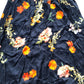 Baukjen Floral Maxi Dress Size UK 12 Women's Long Sleeve Viscose Black