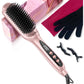 LANDOT Heated Straightening Brush Fast Heating Anti-Scald Hair Styler