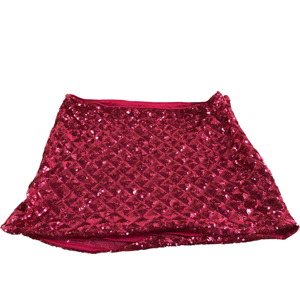 Petite Sequin Skirt UK12 Women's Pink Shimmering Party