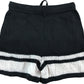 River Island Boys 7 8 Years Black Shorts Knitted Style White Stripes