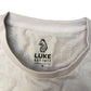 Luke T-Shirt Men's Casual White Short Sleeve With Logo XL