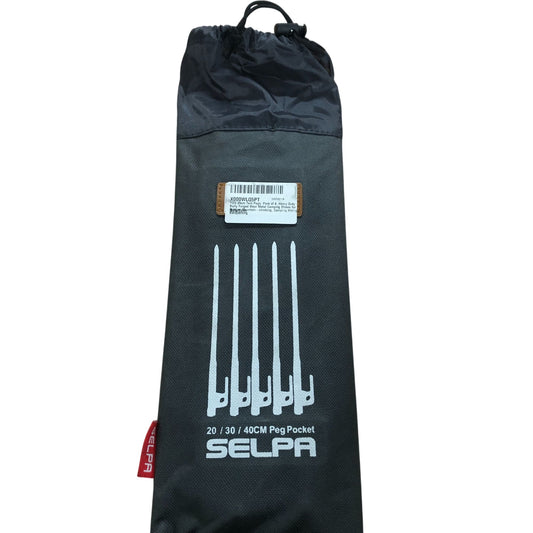 YDO 25cm Tent Pegs Pack of 4 Heavy Duty Steel Metal Camping Stakes