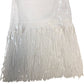 River Island UK8 Women's Sequin Fringe Dress White Party Evening Wear