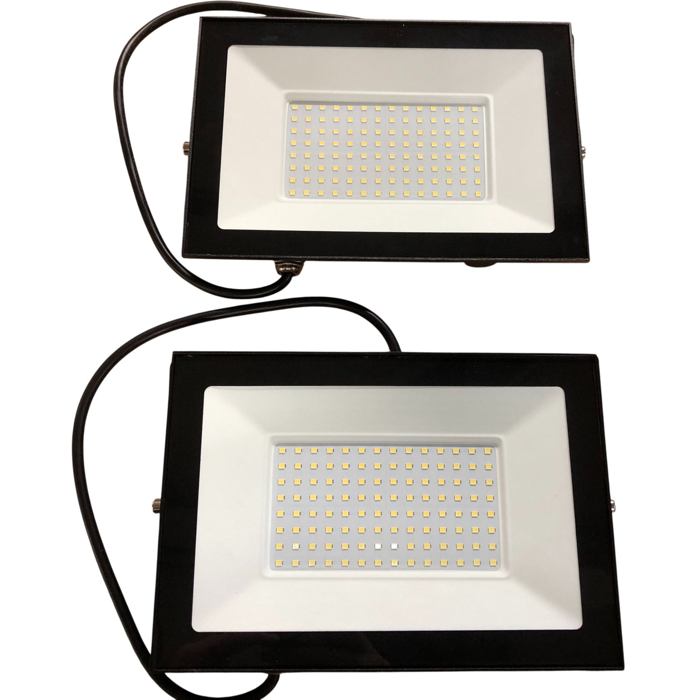 100W LED Floodlight IP66 Cold White Security Light Outdoor Pack Of 2