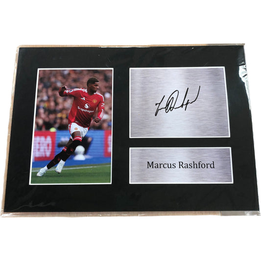 Marcus Rashford Print Photo Display Manchester United Memorabilia Collectible A4