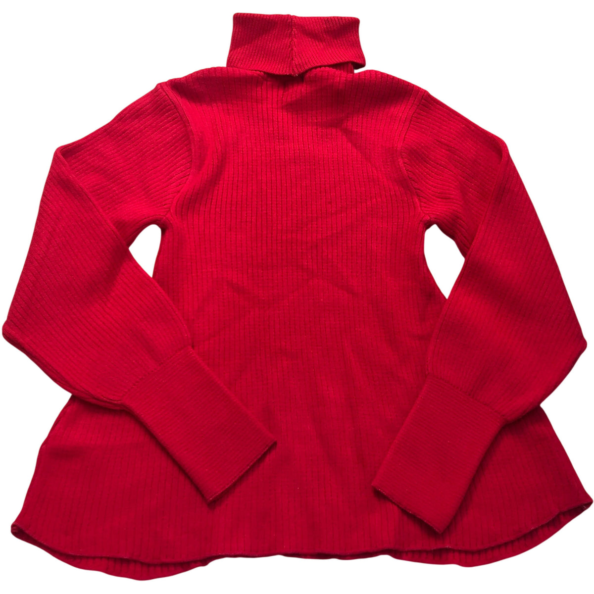 River Island Red Ribbed Turtleneck Sweater