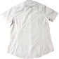 Brave Soul Short Sleeve Shirt M Men's White Casual with Navy Detailing