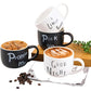 Set of Four Mugs Good Night Promise Me Pick Up A Little Sweet Ceramic Drinkware