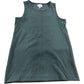 River Island Men's Tank Top Size S Green Cotton Elastane Ribbed Top