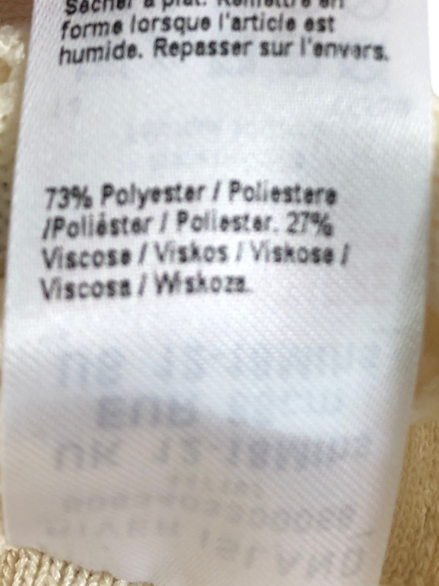 River Island Mini Girls Cream Dress UK12-18 Months Ruffled Design Knitwear