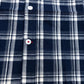 D555 Red Morris French Navy Check Cotton Shirt 5XL
