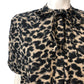 Branded Animal Print Shirt Dress UK10 Women's Short Sleeve Casual