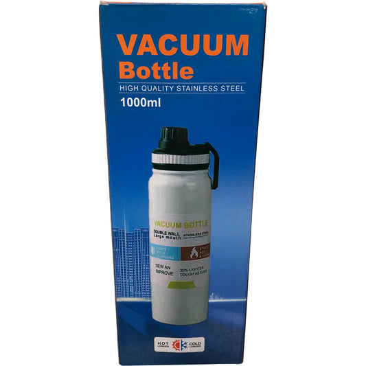 High Quality Stainless Steel Pink Vacuum Bottle 1000ml Double Wall Large Mouth