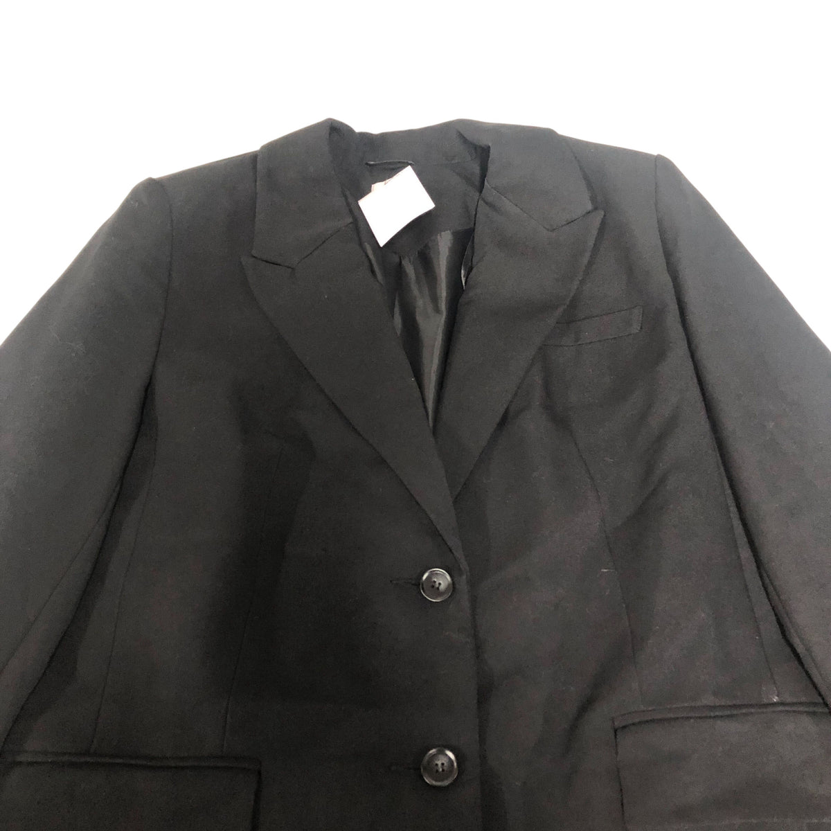 Blazer Jacket UK16 Women's Black Smart Casual Stretch Fabric