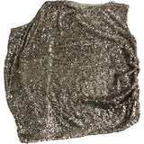 Branded Gold Sequin Blouse UK 12 Women's