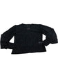Women's Size 10 Long Sleeved Black Lace Top with Diamantes