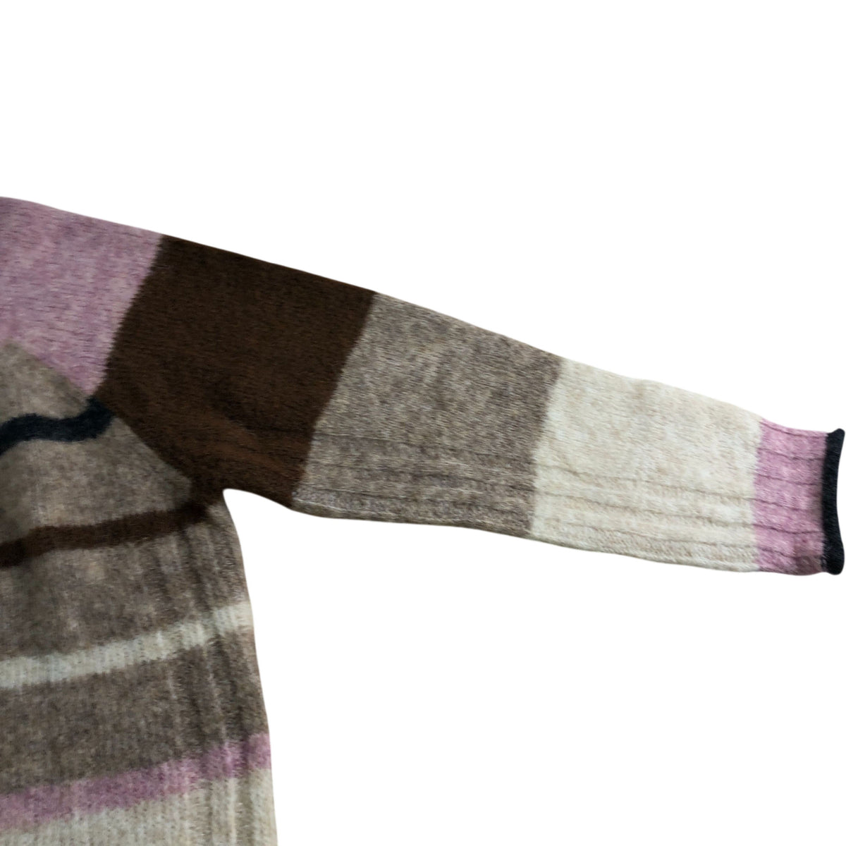 Medway Colourblock Sweater UK20 Women's Knit Jumper Natural Multi