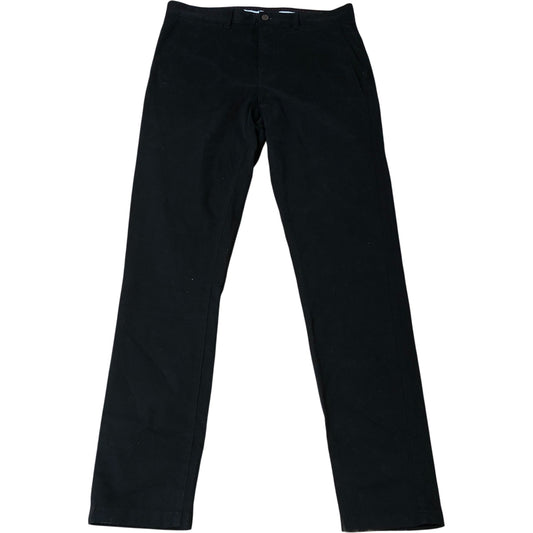 Crew Clothing Company Slim Fit Chinos 34L Men's Black Cotton Stretch Trousers