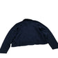 Cropped Cardigan Women's Black Button Up Casual Coat Large