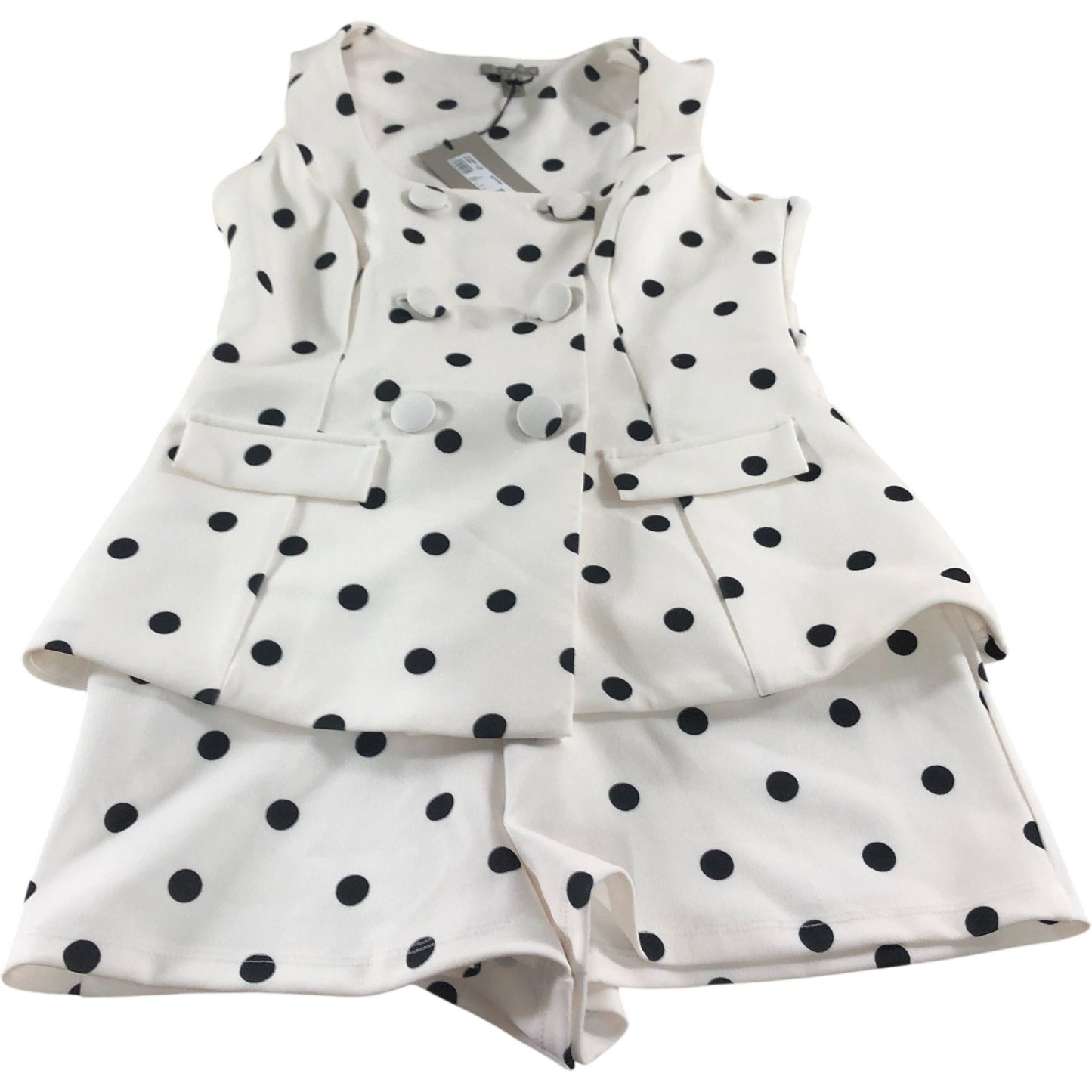 River Island Women's Polka Dot Playsuit UK Size Medium