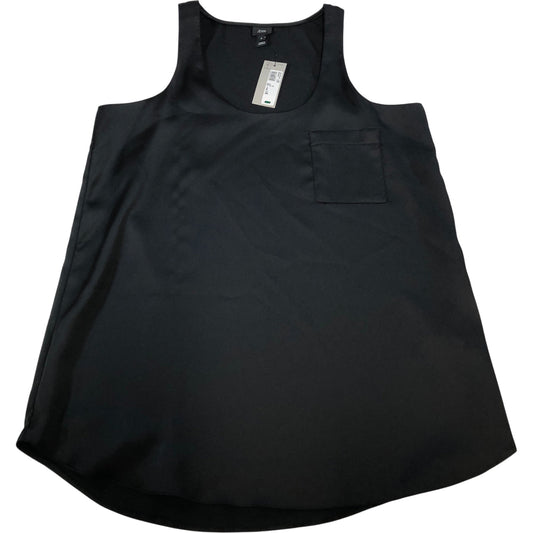 River Island Women's Black Tank Top Size 8 With Pocket Sleek Style
