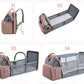 Pink Multifunctional Folding Cot And Changing Bag
