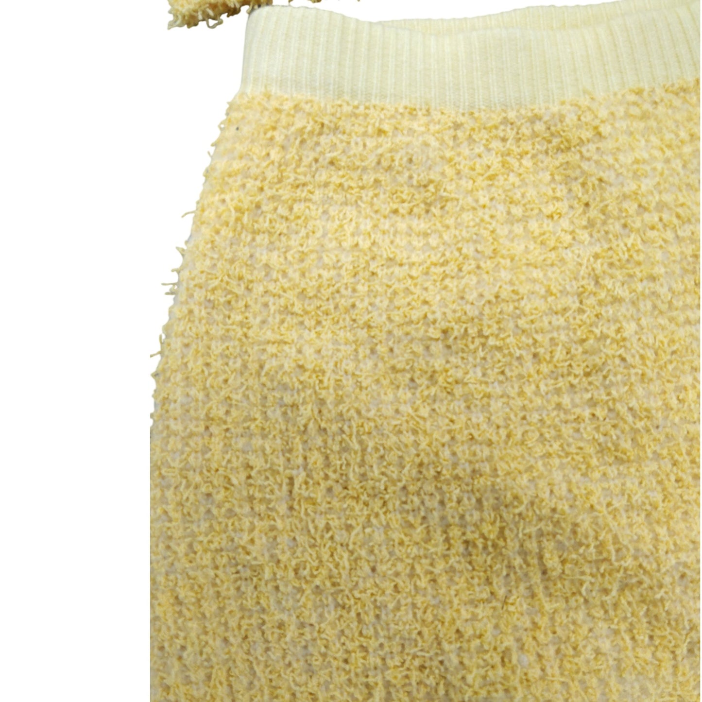 River Island Yellow Knitted Two Piece Outfit Set Size 11-12 Years Girls