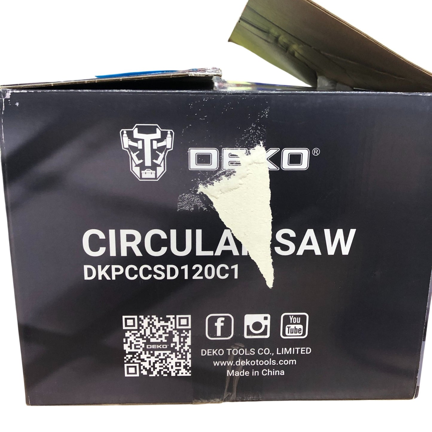 DEKO Circular Saw DKPCCSD120C1 1200W 185MM 4800RPM Cutting Tool Power Saw