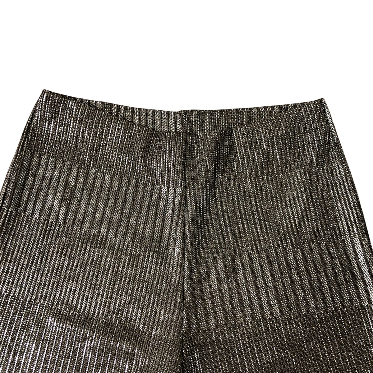 River Island Metallic Wide Leg Trousers Women's Elasticated Waist - Size S